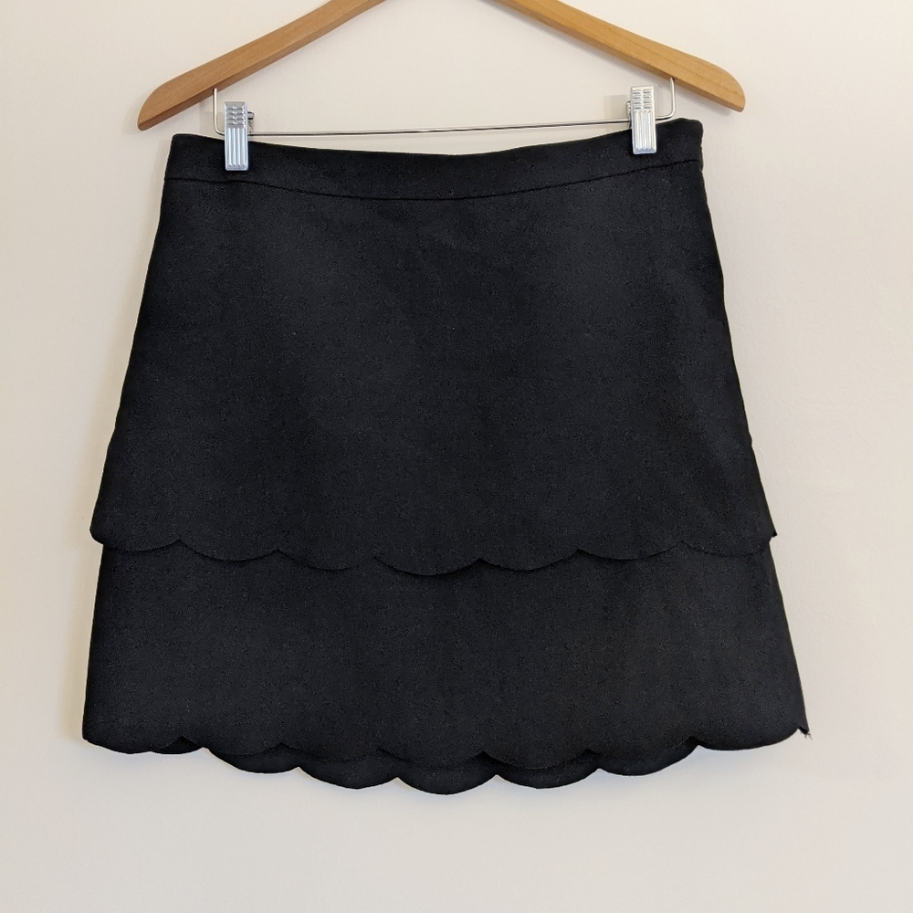 Loft Skirt with Scallop Detail